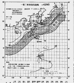 一都三県漁海況速報、関東・東海海況速報(2002/07/24)