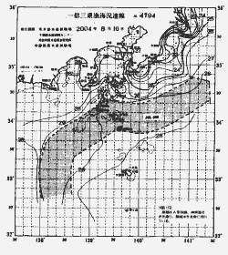 一都三県漁海況速報、関東・東海海況速報(2004/08/16)