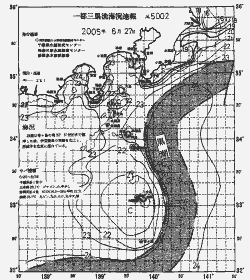 一都三県漁海況速報、関東・東海海況速報(2005/06/27)