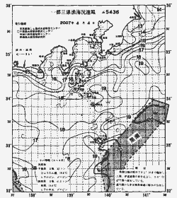 一都三県漁海況速報、関東・東海海況速報(2007/04/04)