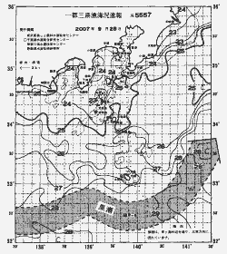 一都三県漁海況速報、関東・東海海況速報(2007/09/28)