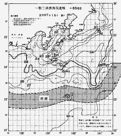一都三県漁海況速報、関東・東海海況速報(2007/10/09)