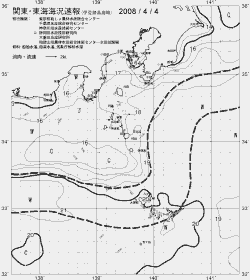 一都三県漁海況速報、関東・東海海況速報(2008/04/04)