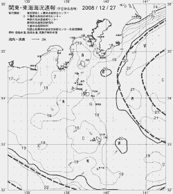 一都三県漁海況速報、関東・東海海況速報(2008/12/27)
