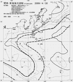 一都三県漁海況速報、関東・東海海況速報(2009/04/30)
