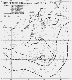 一都三県漁海況速報、関東・東海海況速報(2009/09/09)