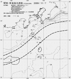一都三県漁海況速報、関東・東海海況速報(2009/11/07)