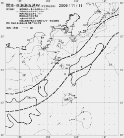 一都三県漁海況速報、関東・東海海況速報(2009/11/11)