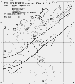 一都三県漁海況速報、関東・東海海況速報(2009/11/13)