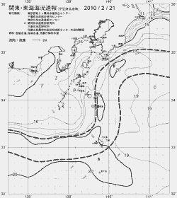 一都三県漁海況速報、関東・東海海況速報(2010/02/21)