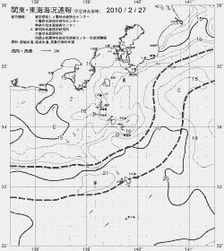 一都三県漁海況速報、関東・東海海況速報(2010/02/27)