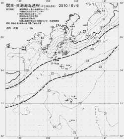 一都三県漁海況速報、関東・東海海況速報(2010/06/06)