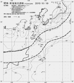 一都三県漁海況速報、関東・東海海況速報(2010/06/19)