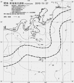 一都三県漁海況速報、関東・東海海況速報(2010/09/27)