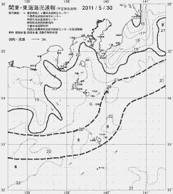 一都三県漁海況速報、関東・東海海況速報(2011/05/30)