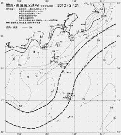 一都三県漁海況速報、関東・東海海況速報(2012/02/21)