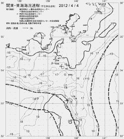 一都三県漁海況速報、関東・東海海況速報(2012/04/04)