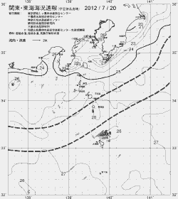 一都三県漁海況速報、関東・東海海況速報(2012/07/20)
