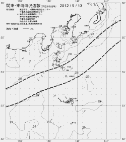 一都三県漁海況速報、関東・東海海況速報(2012/09/13)