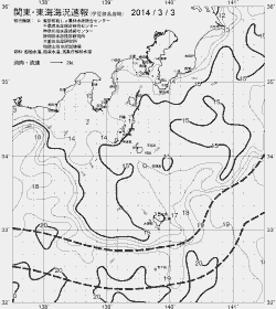 一都三県漁海況速報、関東・東海海況速報(2014/03/03)