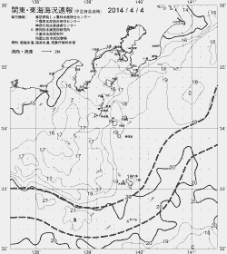 一都三県漁海況速報、関東・東海海況速報(2014/04/04)