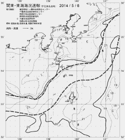 一都三県漁海況速報、関東・東海海況速報(2014/05/06)