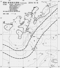 一都三県漁海況速報、関東・東海海況速報(2014/06/06)