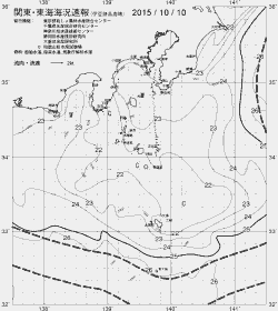 一都三県漁海況速報、関東・東海海況速報(2015/10/10)