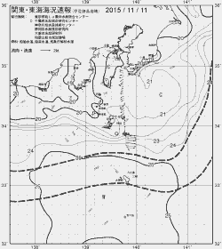 一都三県漁海況速報、関東・東海海況速報(2015/11/11)