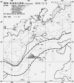 一都三県漁海況速報、関東・東海海況速報(2016/02/02)