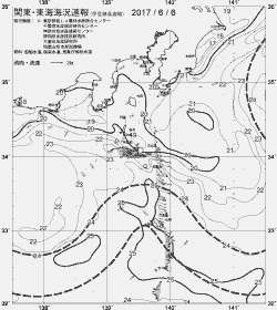 一都三県漁海況速報、関東・東海海況速報(2017/06/06)