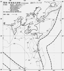 一都三県漁海況速報、関東・東海海況速報(2017/07/17)