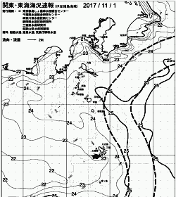 一都三県漁海況速報、関東・東海海況速報(2017/11/01)