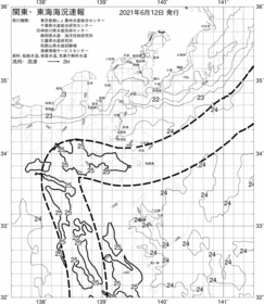 一都三県漁海況速報、関東・東海海況速報(2021/06/12)