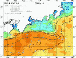 関東・東海海況速報/広域(2008/04/04)