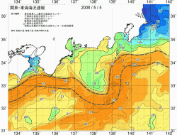 関東・東海海況速報/広域(2008/05/05)