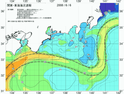 関東・東海海況速報/広域(2008/06/06)
