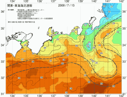 関東・東海海況速報/広域(2008/07/13)
