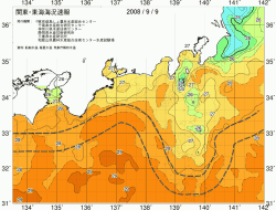関東・東海海況速報/広域(2008/09/09)