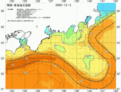 関東・東海海況速報/広域(2008/12/05)