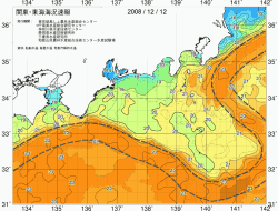 関東・東海海況速報/広域(2008/12/12)