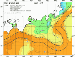 関東・東海海況速報/広域(2009/06/05)