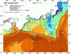 関東・東海海況速報/広域(2009/07/11)