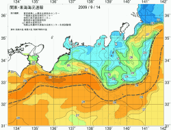 関東・東海海況速報/広域(2009/09/14)