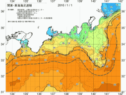 関東・東海海況速報/広域(2010/01/01)