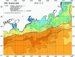 関東・東海海況速報/広域(2010/02/02)