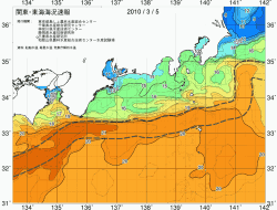 関東・東海海況速報/広域(2010/03/05)