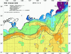 関東・東海海況速報/広域(2010/04/02)