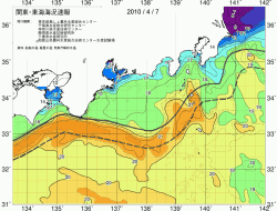 関東・東海海況速報/広域(2010/04/07)