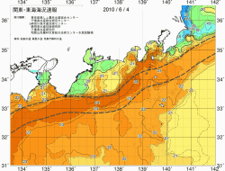 関東・東海海況速報/広域(2010/06/04)